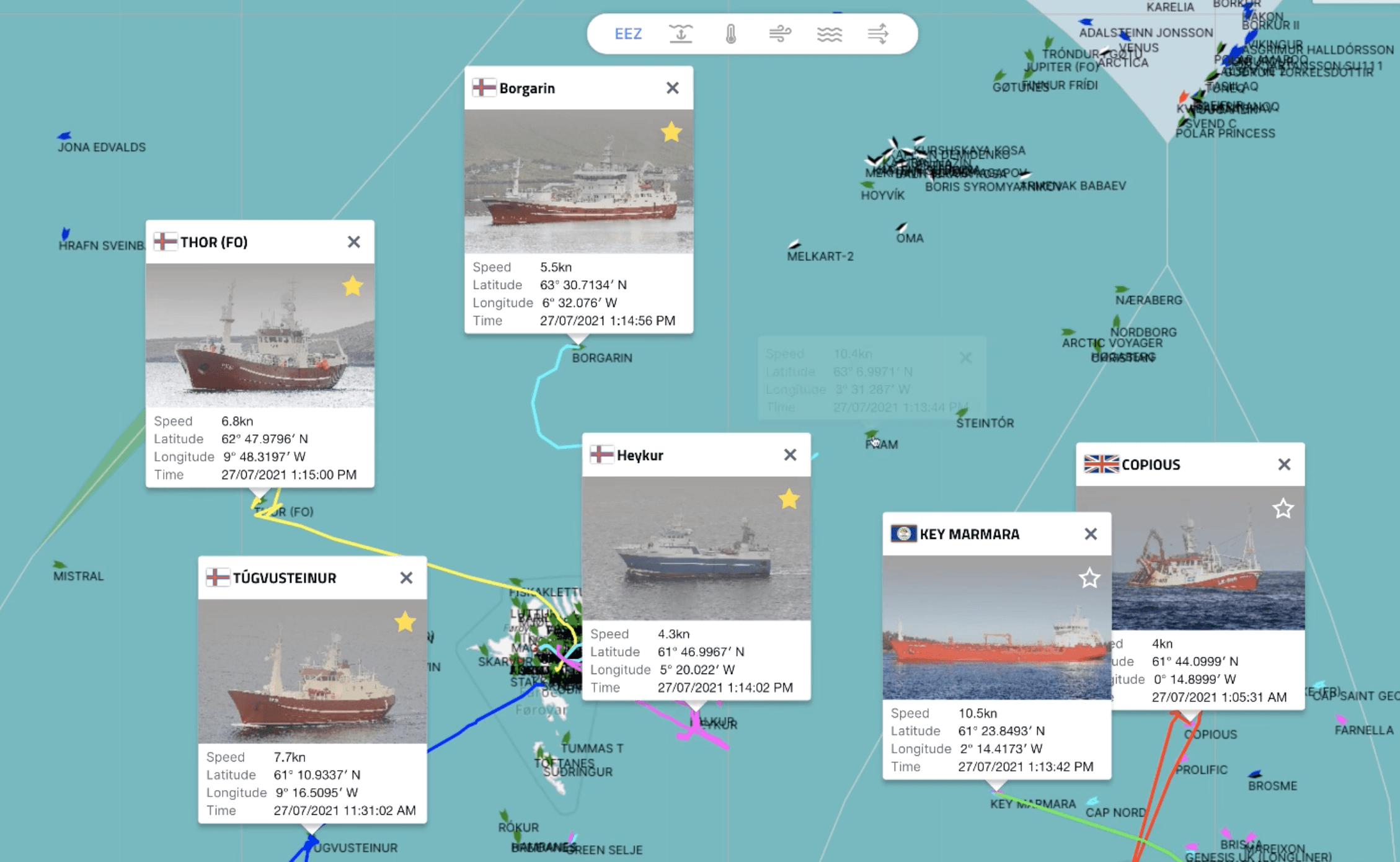 ai trawl tracks